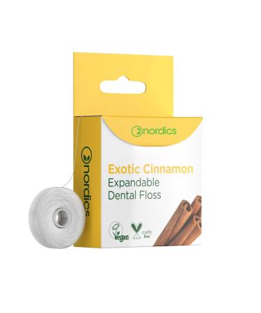 Nordics Organic Care Eco Dental Floss PLA variable width with cinnamon 15 g