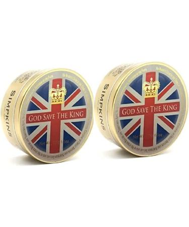 Coronation King Charles Simpkins Mixed Fruit Tin 175g | King Charles III - Pack of 2 (God Save The King) in Premier Life Store box - Buy Online on GoSupps.com