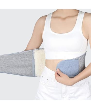 GLEAVI Wool Warm Uterus & Lumbar Support Belt for Women & Men | Adjustable Waist Warm Belt for Back Pain Relief - Buy Online on GoSupps.com