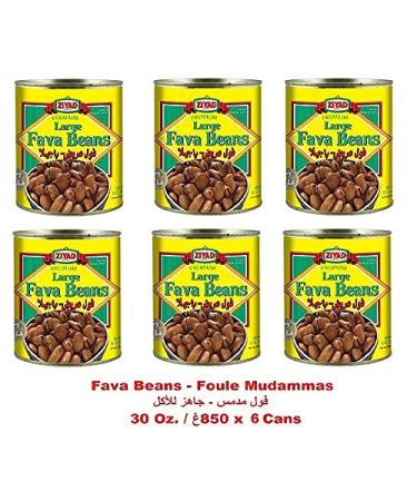 Fava Beans Premium Large 6-CANS (Kosher) Cooked & Ready to Serve - 30 oz (850g) | Buy Online - Buy Online on GoSupps.com