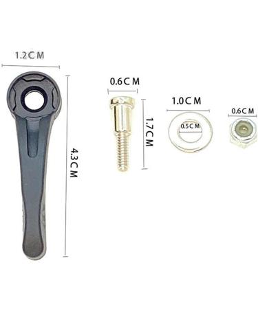 Milageto Electric Clipper Adjustment Lever for 8148 859 Professional Black Einfach zu installieren Black - Buy Online on GoSupps.com