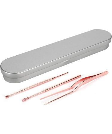 3 Pcs Stainless Steel Double-Headed Ear Pick Earwax Removal Kit | Ear Cleansing Tool Set - Buy Online on GoSupps.com