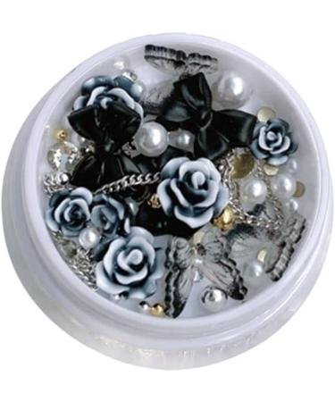 TQUXNGA 1 Box Nails -Jewelry Butterfly -Ties Decorations Manicure Accessory Kit 3D Nail Charms Ornament Accessories - Buy Online on GoSupps.com