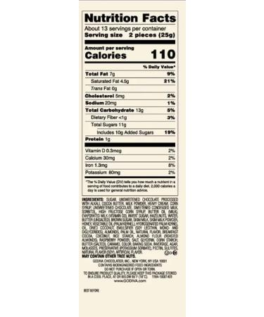 Godivas Belgium Goldmark Assorted chocolate 10.9 OZ - Buy Online on GoSupps.com