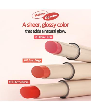 Butter Mellow Lip Balm #01 Sand Beige, 1.7g (0.06oz) Moisturizing & Nourishing Lip Care for Soft, Smooth Lips - Buy Online on GoSupps.com