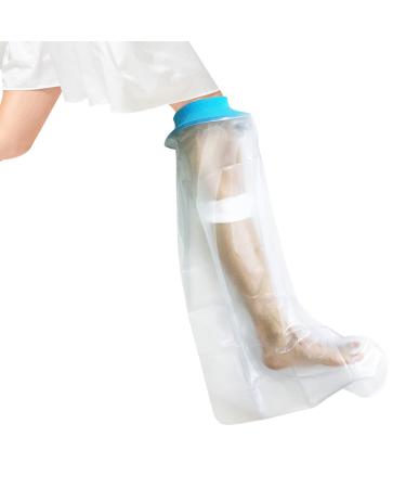 Adult Full Leg Waterproof Cast Cover for Shower - Reusable Protector for Knee Wounds - Plaster Cast Protector for Showering - Buy Online on GoSupps.com