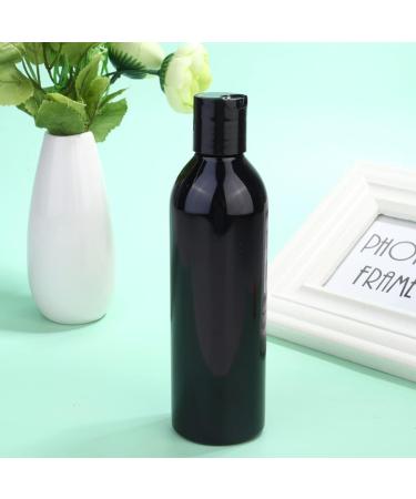 Fomiyes 250ml Refillable Pumping Bottles - 6 Pack Black Shampoo & Cosmetic Bottles with Flip Cap for Lotions & Creams - Ideal for Travel & Home Use - Buy Online on GoSupps.com