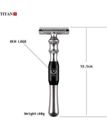 Titan Safety Razor Set | Premium Shaving Kit for a Smooth Close Shave - International Shipping Available - Buy Online on GoSupps.com