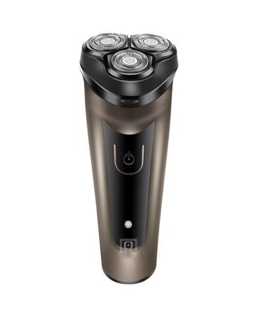 SDGBCXD Shavers For Men Razor Beard Trimmer Epilator Clipper Trimmer Shaver Safety Removal Beard Shaver Luxury Brown