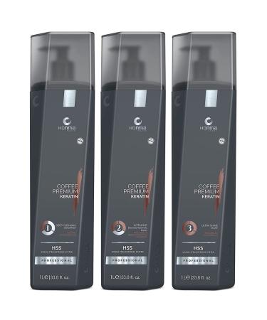 Coffee Premium All Liss 3-step Keratin Hair Treatment (1 Liter) - Honma Tokyo