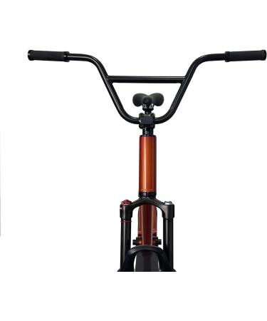 Steel BMX Handlebars - Universal Fit 22.2mm Bar End, 9.4'' Rise, 29.1'' Length - Black Bicycle Parts - Buy Online on GoSupps.com