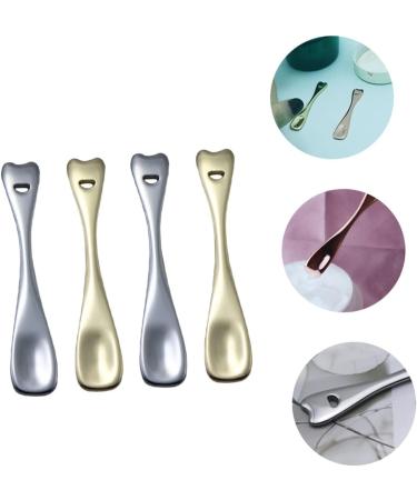 FRCOLOR Lot De 3 Cuill res Cr me Pour Le Visage Usage Domestique Pour Cosm tiques Maquillage Application Propre Pour Cr me Masque Soins Du Corps 4 Pi ces X 3 6.5x1.2cmx3pcs couleurs assortiesx3pcs - Buy Online on GoSupps.com