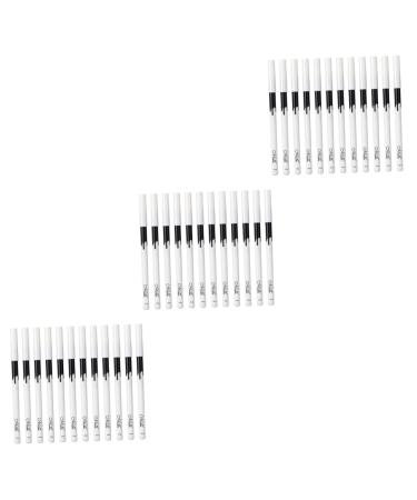 minkissy 36Pcs Lying Silkworm Eyeliner Highlighter Makeup Pens Eyebrow Ruler Liner Gel Pencil Makeup Pen For Eye Makeup Eyebrow Pencil Bleaching White Plastic Madam Set Mediumx3pcs Whitex3pcs