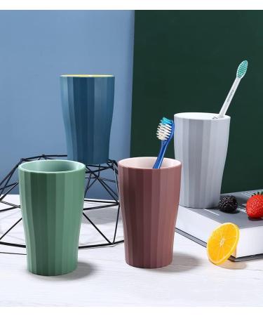 Whale Mouthwash Toothbrush Cup - Unbreakable Bathroom Tumbler with Easy Grip - 360ML Capacity (Green & Brown) - Buy Online on GoSupps.com