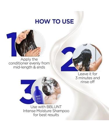 Buy B.BL UN T Intense Moisture Conditioner 250g | Vitamin E & Jojoba for Dry Frizzy Hair - International Shipping Available - Buy Online on GoSupps.com