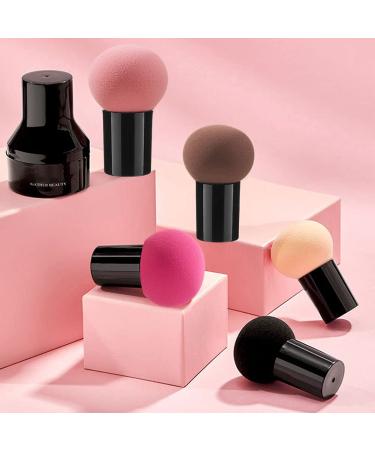 Shop Pink Mushroom Makeup Brush & Foundation Sponge - Perfect for Liquid & Powder Application | International Shipping - Buy Online on GoSupps.com