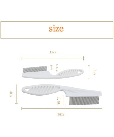 CZFDCK 2 Pcs Flea Comb For Cats Flea Comb Flea Comb For Dogs Dog Flea Comb Cat Flea Comb Dog Hair Comb Grooming Tool For Removing Tear Stains Fleas Dandruff Lice - Buy Online on GoSupps.com