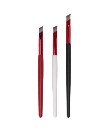 3pcs Angled Eyebrow Brush Professional Multifunctional Makeup Angled Eyebrow Brush for Cosmetic