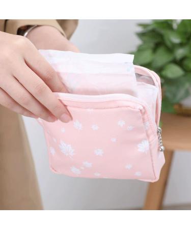 ZBORH 2 Pcs Sanitary Napkin Storage Bag Menstrual Pad & Cup Pouch for Women (Color 1) - Buy Online on GoSupps.com