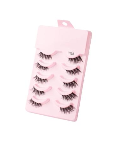 UAMOU Mink Eyelashes Volume False Lashes 3D Mink Natural Long Make Up False Eyelash Faux Cils Cilios Fluffy Fake Eye Lashes Cheerfully (Color : 5 pairs 1009 Size : 30 boxes)