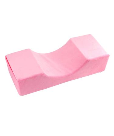 Hojffuue eyelashes extension pillow flanell salon eyelash pillow makeup tool propper eyelashes cushion ergonomic support extension curve salon pink