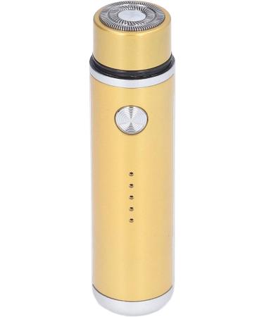 Low Noise Mini Electric Shaver for Men Painless Shaving Premium Compact Driving Shaver ABS and Stainless Steel Mini Electric Shaver (Gold) - Buy Online on GoSupps.com
