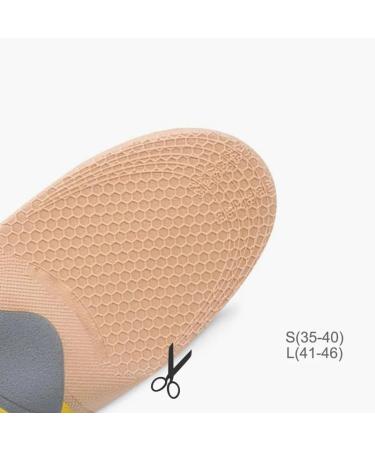 Orthotic Insoles for Flat Feet - Supportive Plantar Fasciitis Inserts - Large Size - Buy Online on GoSupps.com