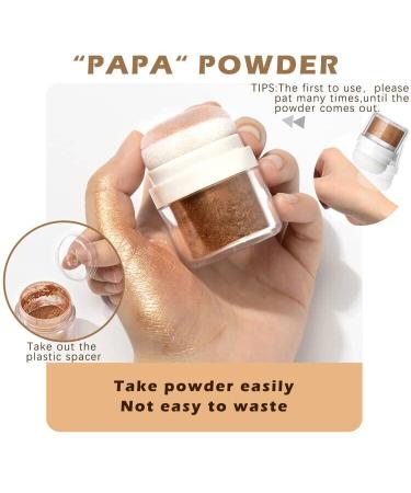 HOSAILY Polvo De Hadas Body Highlighter Powder - Golden Brown, 1 Ounce - Buy Online on GoSupps.com
