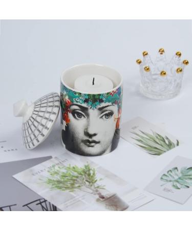 Lina Cavalieri Aromatherapy Candle Glass & Home Decor - Multi-Functional Beauty Ceramic Holder & Mini Vase | International Shipping Available - Buy Online on GoSupps.com