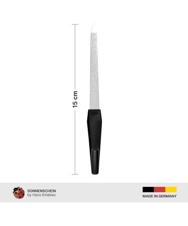Sonnenschein by Hans Kniebes Nail File 15 cm from Germany for Manicure and Pedicure Sapphire File with Coarse and Fine Coating Side Set of 5 15 cm 15 cm 5 - Buy Online on GoSupps.com