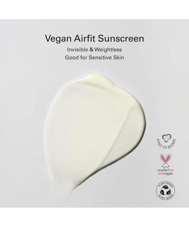 Melixir Vegan Airfit Sunscreen SPF 50 Korean Sunscreen for Face Moisturizing Sun Cream for Sensitive Skin Non Greasy and Unseen Sunscreen Reef Safe 50ml - Buy Online on GoSupps.com