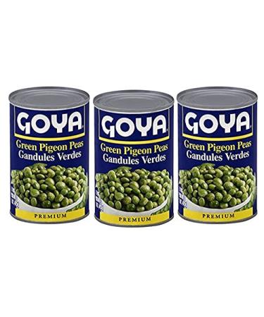 Goya Premium Green Pigeon Peas 15.5 oz (3 Pack) Gandules Verdes