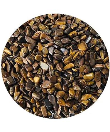 200g 7mm-9mm Natural Quartz Polished Crystals Stones Tiger Eye Stone Gravel for Decoration Chakra Reiki Balancing - Buy Online on GoSupps.com