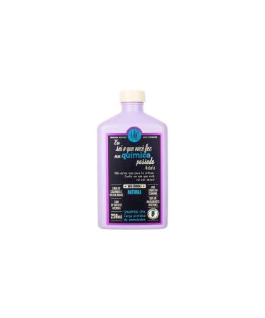 Lola From Rio - Eu Sei O Que Voce Fez Quimica Passada - Shampoo for Chemically Treated Damaged Hair Moisturizes and Recovers Hair 8.45 Fl Oz