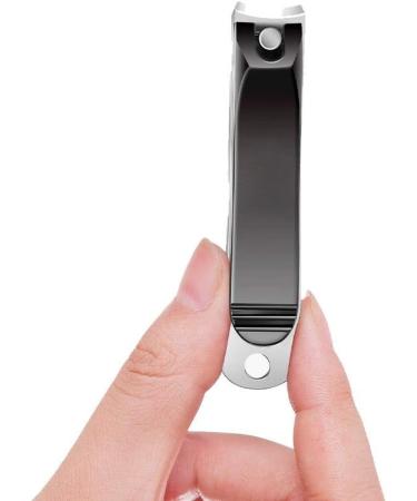 HCHGJKN Nail Clippers Adult Nail Clippers Stainless Steel Black Nail Clippers 82 * 63mm Stainless Steel Nail Clippers - Buy Online on GoSupps.com