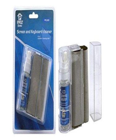 Pyle Home Computer LCD Screen Cleaning Kit -20ml Cleaner Solution Spray Plus a Cleaning Eraser,Tool Cleans Phone, Keyboard, Laptop Surface, Plasma Flat TV Monitor, Macbook, Kindle, iPad, iPhone PCL103