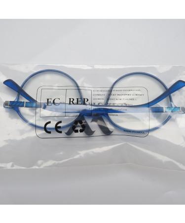 VEVESMUNDO Blue Light Filter Reading Glasses Set - Round Retro Style for Men & Women | Anti Blue Light Visual Aid | +1.0 to +4.0 Diopters - 3 Colors: Black Blue Green - Buy Online on GoSupps.com