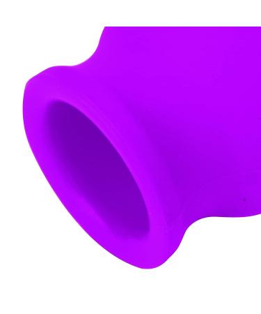 Bizofft Large Silicone Lip Plumper Tool with Brush - Daily Use (Purple) - Buy Online on GoSupps.com