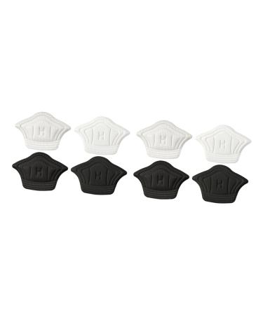 LIFKOME 4 Pairs Sneaker Heel Stickers Toe Foot Brake Pads Adjustable Shoe Filler Heel Inserts Sneaker Protector High Heel Cushions Filling White Heel Pad Pulled Cloth Men and Women