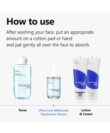 ISNTREE Ultra-low Molecular Hyaluronic Acid Serum 50ml | Quick Absorbing Deep Hydration & Skin Smoothing | Vegan Korean Skincare | International Shipping Available - Buy Online on GoSupps.com
