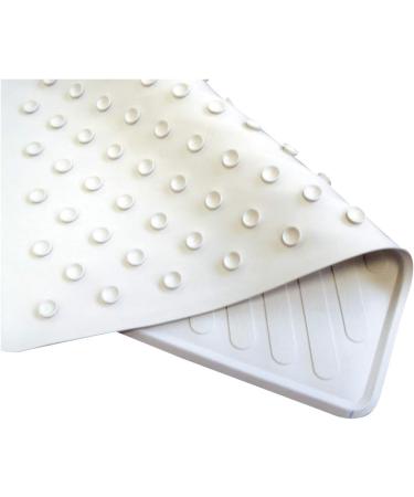 Carex Nonslip Tub Mat - Shower & Bathtub Mat White (28x16 inches) - Buy Online on GoSupps.com