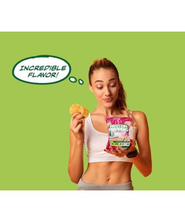 Protein Poppers Birthday Cake Snack | 9g Protein | 1oz, 10 Count Pack of 1 | Healthy Snack Alternative - Buy Online on GoSupps.com