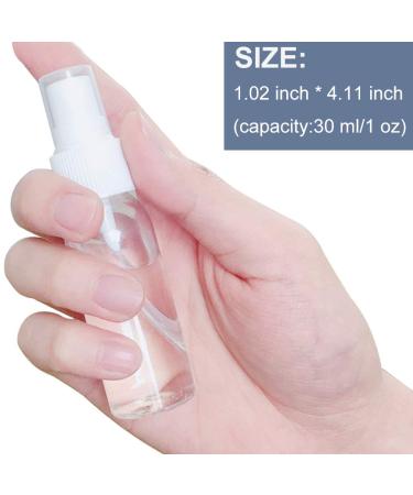 MEACOLIA 20 Pack 30ml Clear Spray Bottles - Refillable & Reusable - Atomizer Pump Sprayer for Essential Oils, Perfumes, Cleaning - Travel Size - 20 Count - Buy Online on GoSupps.com