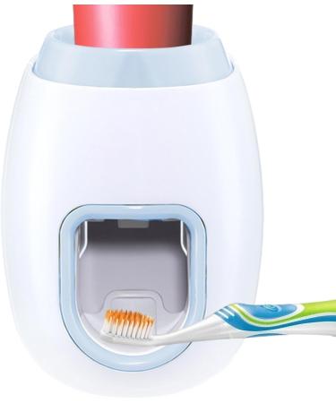 WOBBLO Toothpaste Saving Toothpaste Wall Mounted Squeezer Roller for Bathroom without Drilling Easy to Use Hygienic for Children and Adults Blue Haze - Buy Online on GoSupps.com
