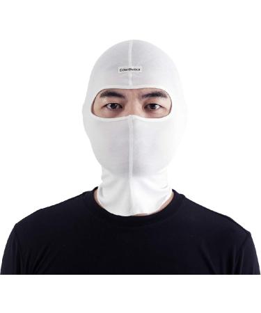 Edenswear Zinc-Infused Sun Protection Face Balaclava for Adult with Eczema Skin - White - Buy Online on GoSupps.com