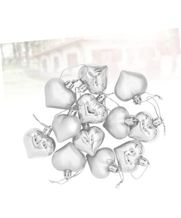 HOOTNEE 2 Boxes Christmas Ornaments Christmas Pendant Ornaments Colorful Ornament Decorations Small Pendant Silver 4.5X4.5cm - Buy Online on GoSupps.com