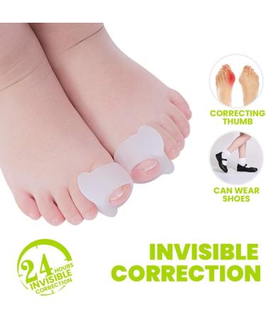 Kids Bunion Corrector & Toe Separator Kit - 6 PCS Set for Overlapping Hallux Valgus (3-6 Years Old) - Buy Online on GoSupps.com