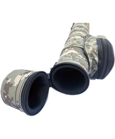 Gator 1x1 Hard Pool Cue Case with Pocket and Carrying Strap - Camo Grey | MSRP $59 - Buy Online on GoSupps.com