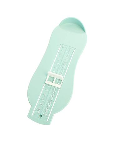 Grey990 1Pc Infants Toddlers Foot Measure Gauge Shoes Fitting Size Measuring Ruler Tool Light Green