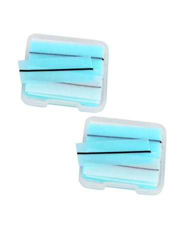 Healeved 2 Boxes Self Adhesive Eyelash Adhesive Strip Eye Lash Adhesive Strips Self-Adhesive Lash Strips for False Eyelashes Lash Strips to Lashes Eyelash Applicator Eyelash Strips